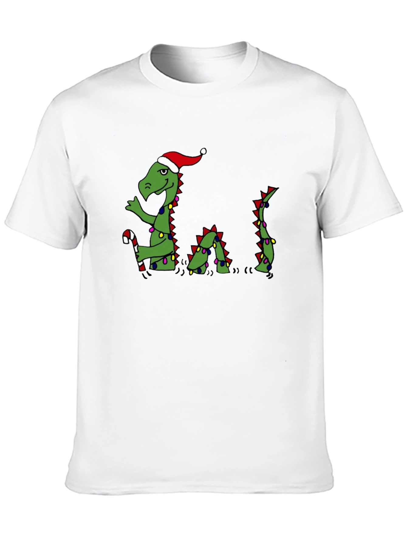 Festive Dino Christmas T-Shirt