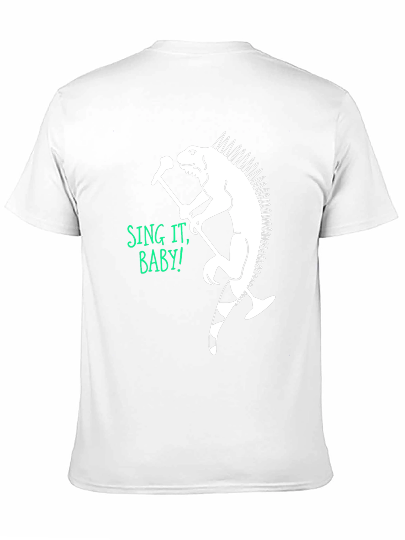 Iguana Singer Graphic T-Shirt