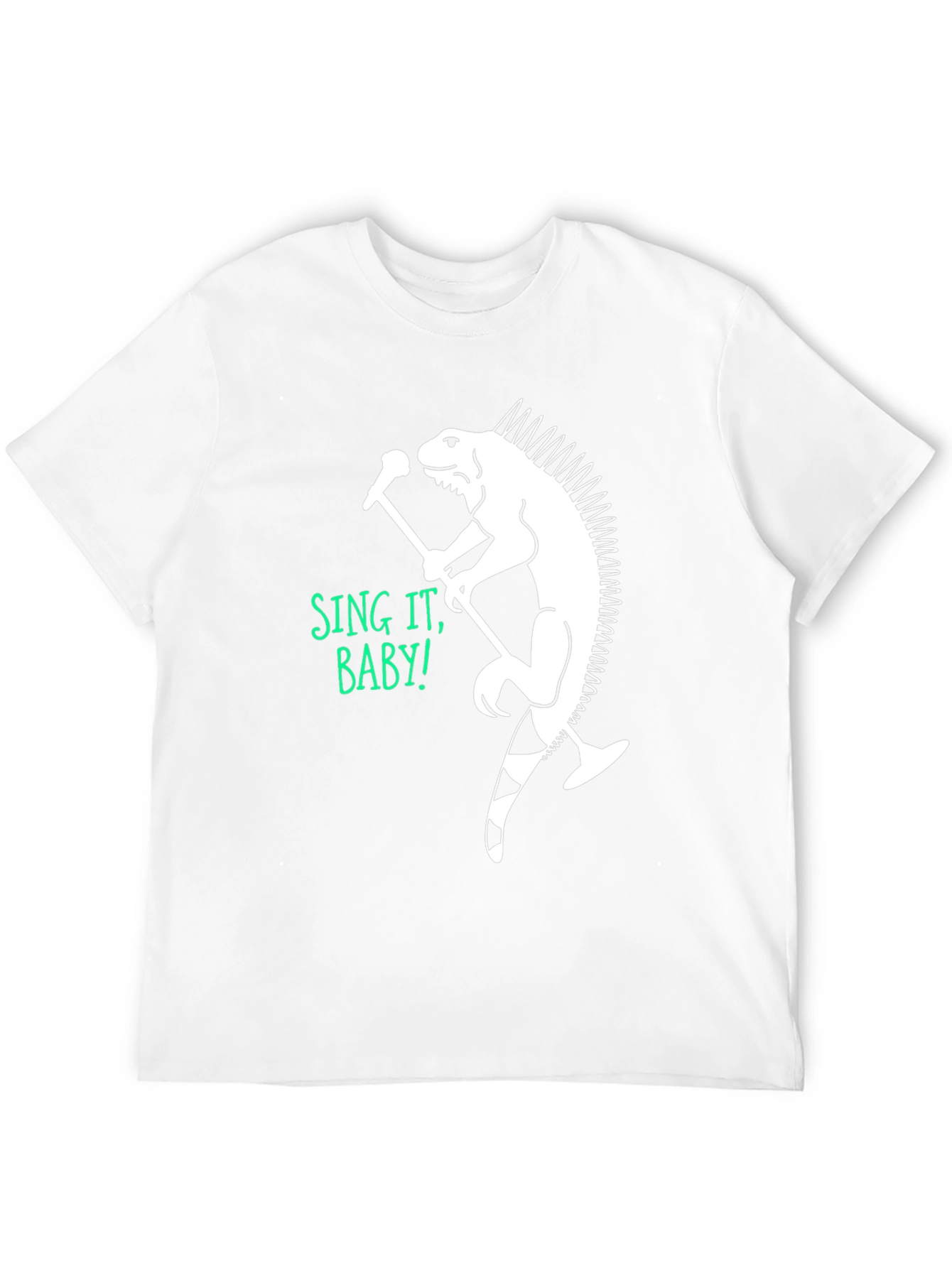 Iguana Singer Graphic T-Shirt