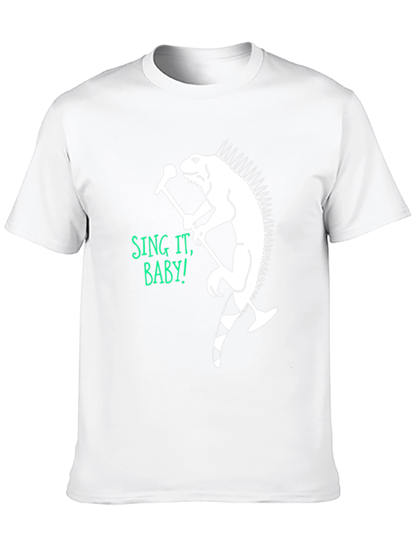 Iguana Singer Graphic T-Shirt