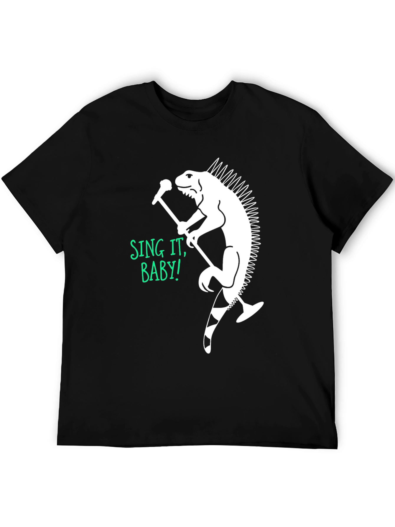Iguana Singer Graphic T-Shirt