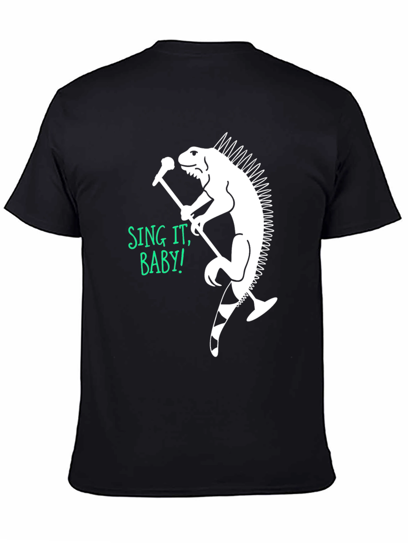 Iguana Singer Graphic T-Shirt