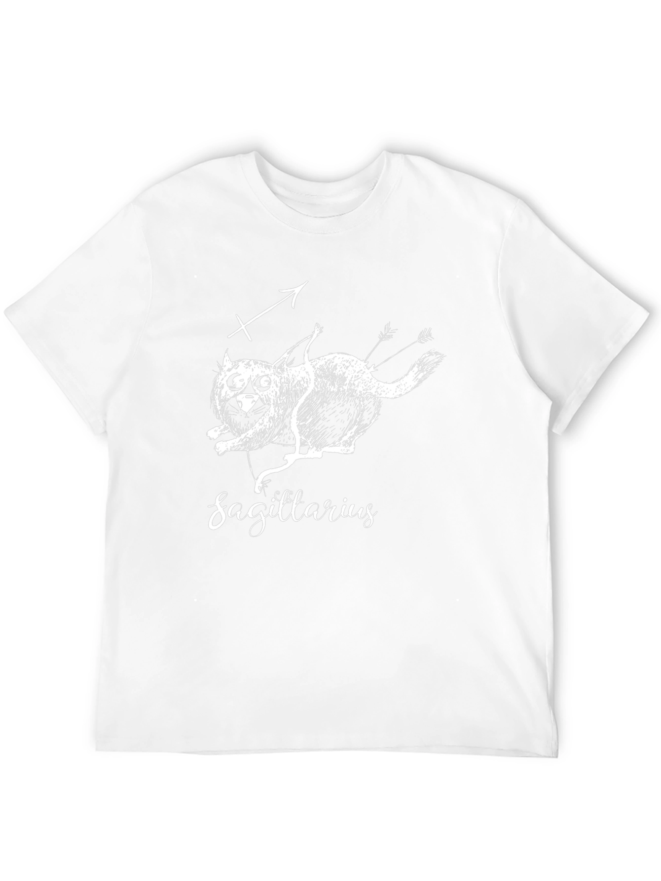 Sagittarius Zodiac Black T-Shirt