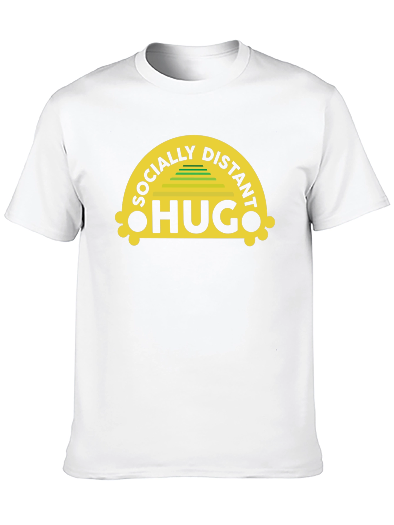 Socially Distant Hugs T-Shirt - Black