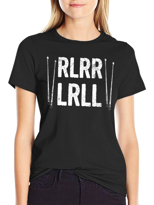 Drummer RLRR LRLL Drum Sticks Graphic T-Shirt