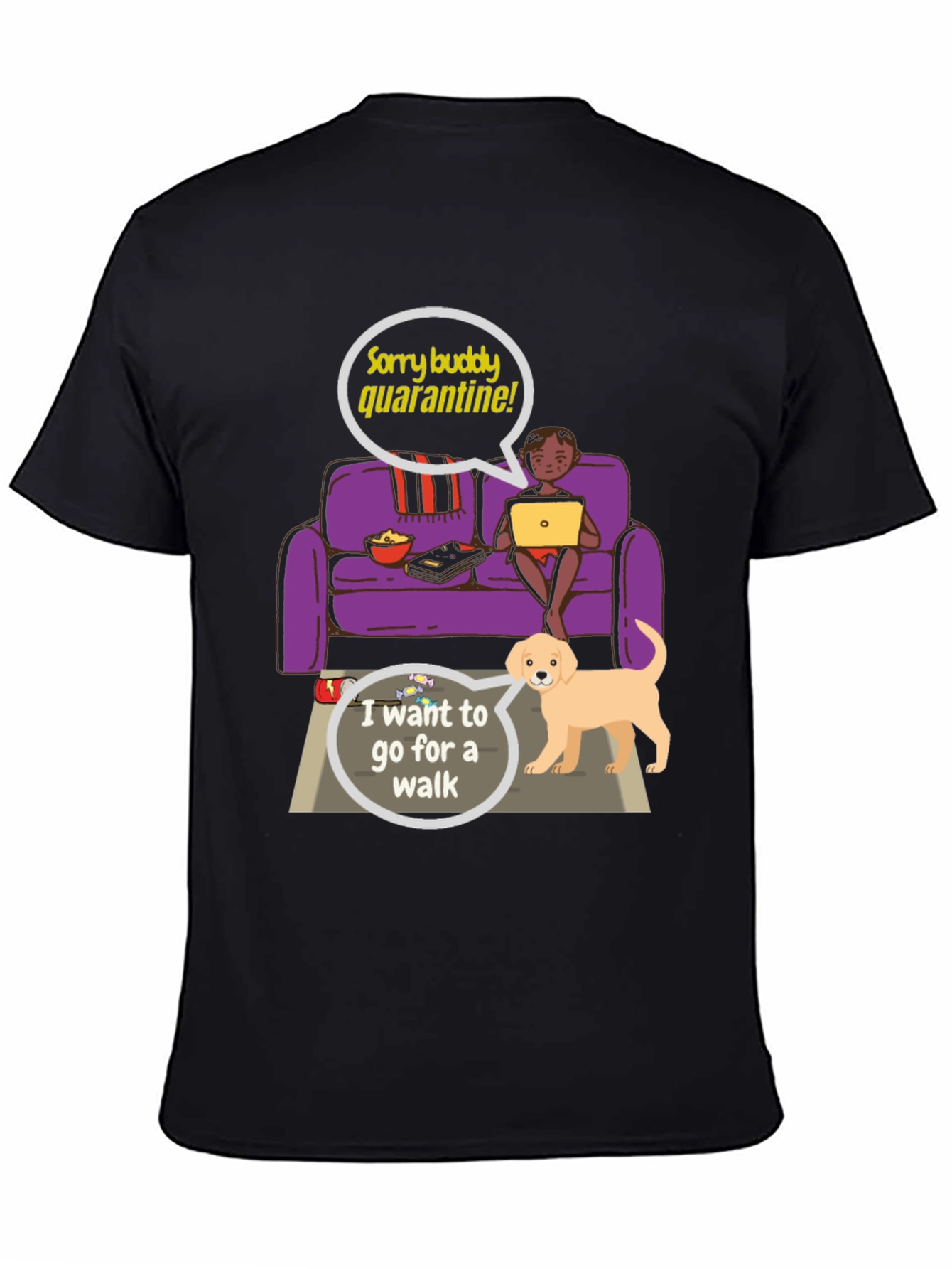 Quarantine Buddy Graphic T-Shirt