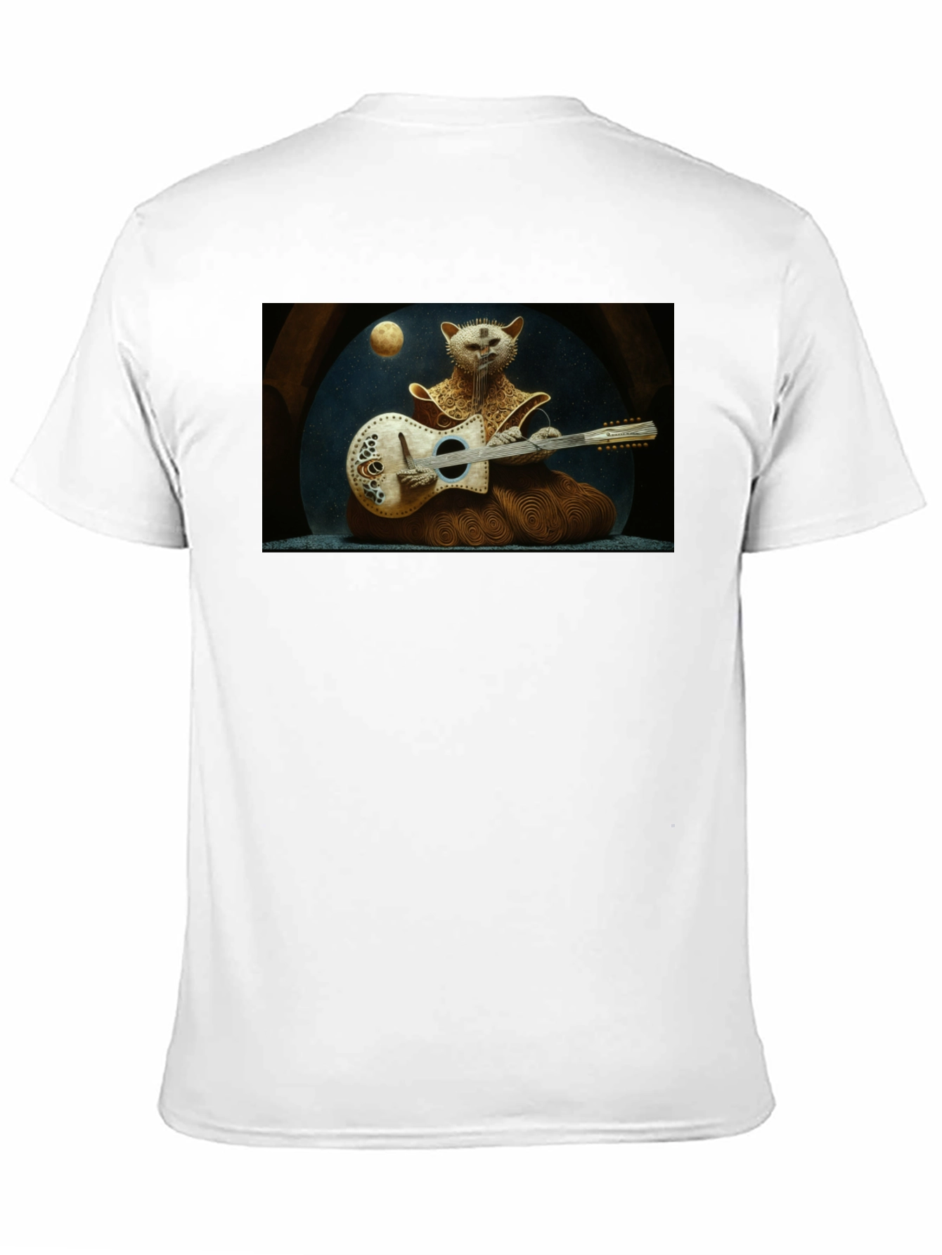 Musician Cat Graphic T-Shirt