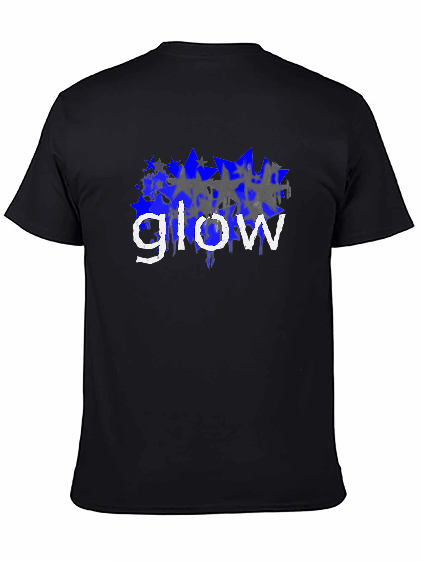 Glow Star Graphic T-Shirt - Black