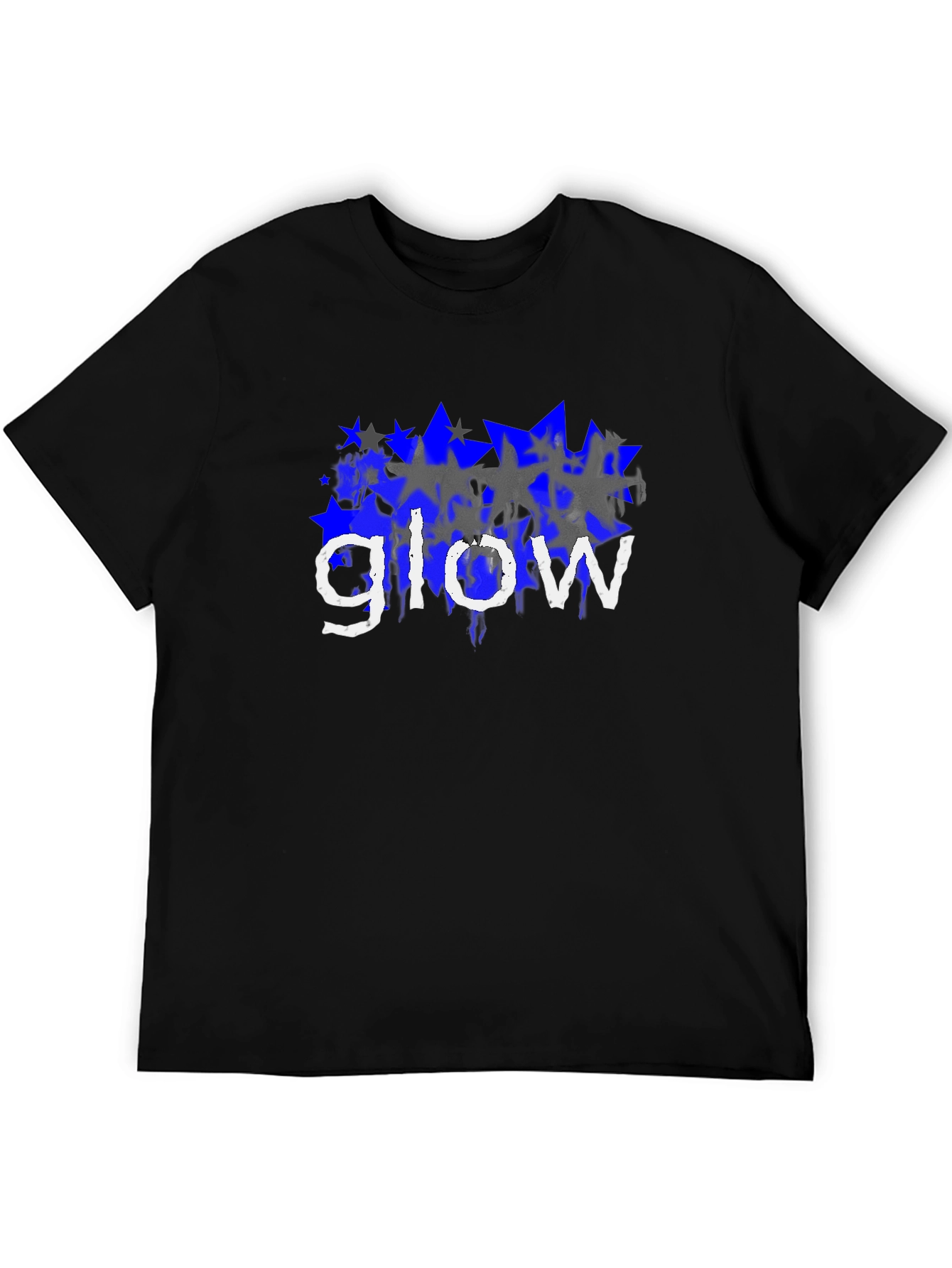 Glow Star Graphic T-Shirt - Black
