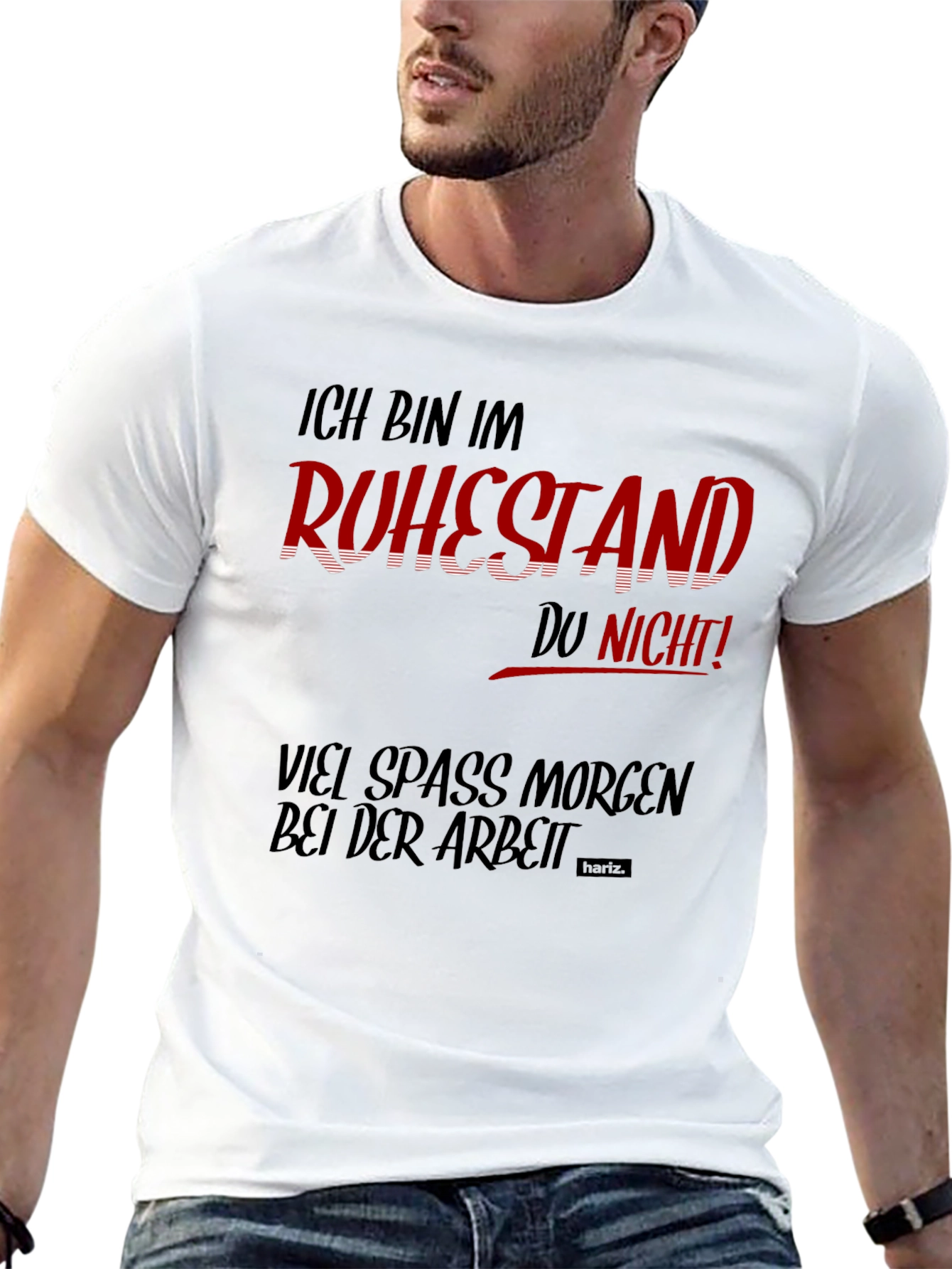 Ich Bin Im Ruhestand Funny Black T-Shirt