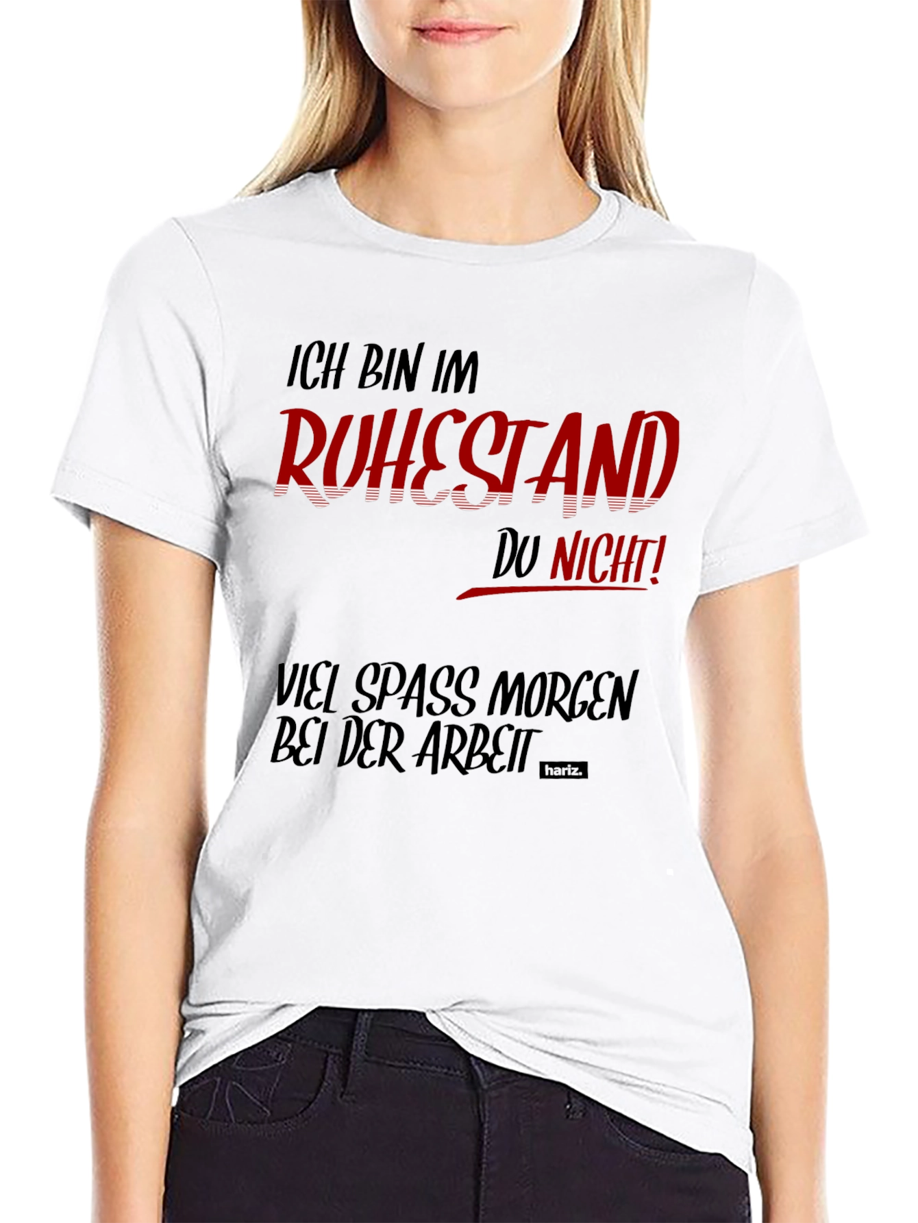 Ich Bin Im Ruhestand Funny Black T-Shirt