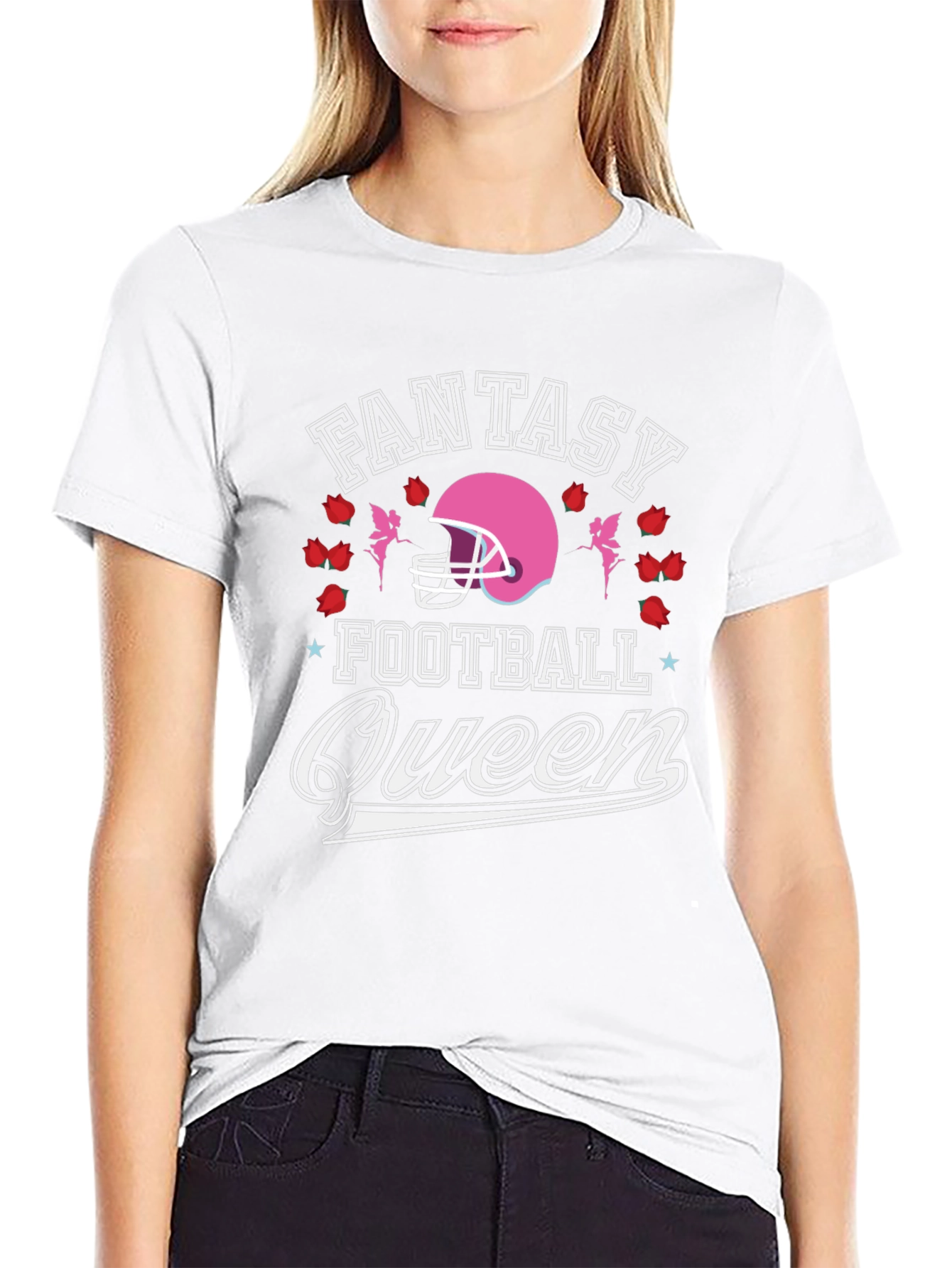Fantasy Football Queen Graphic Tee