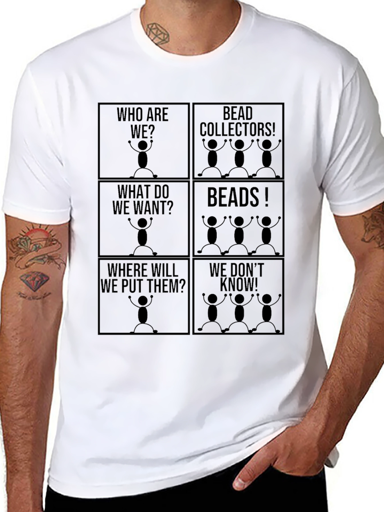 Bead Collector T-Shirt - Funny Graphic Tee