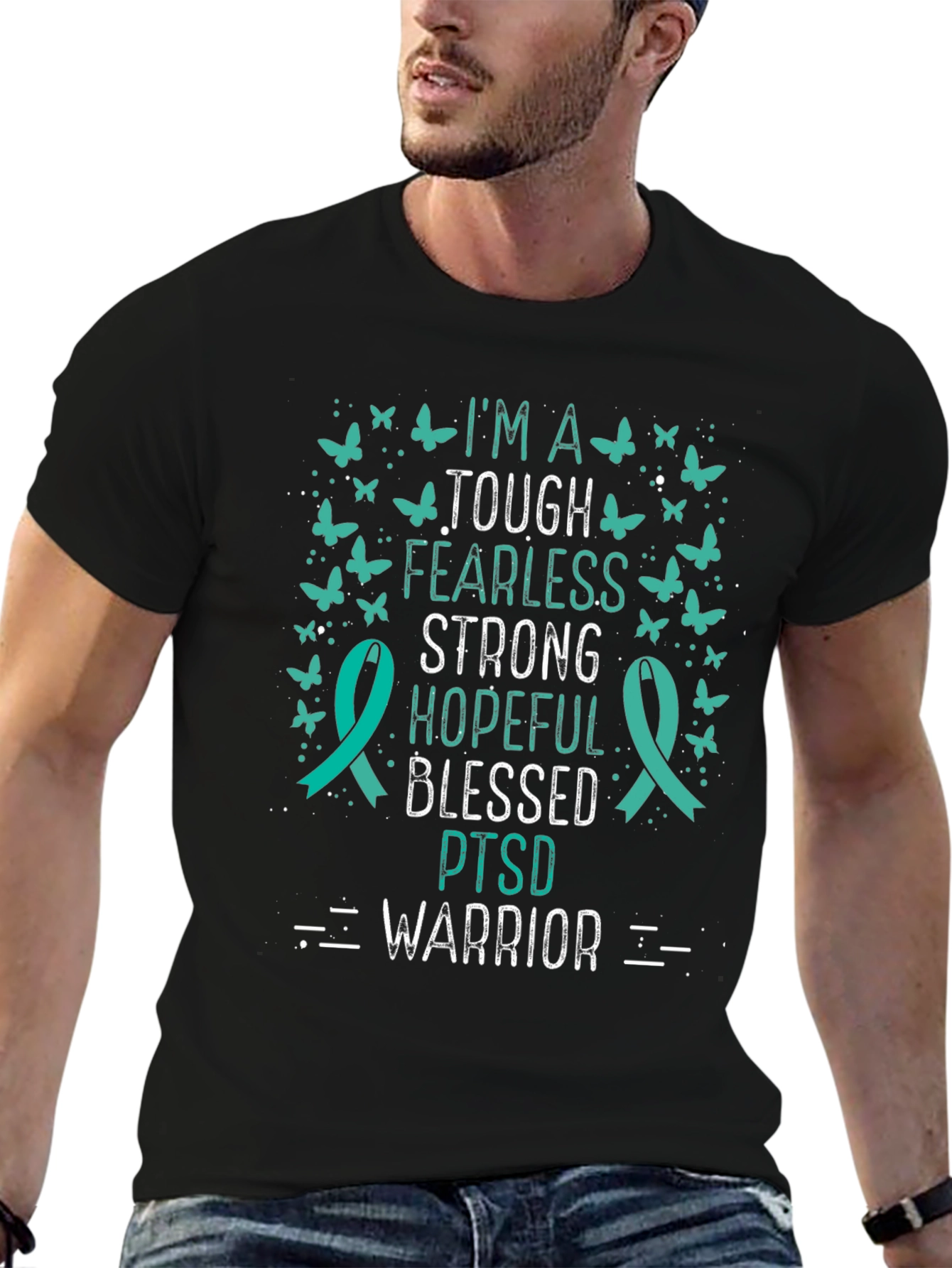 Im A Tough PTSD Warrior T-Shirt
