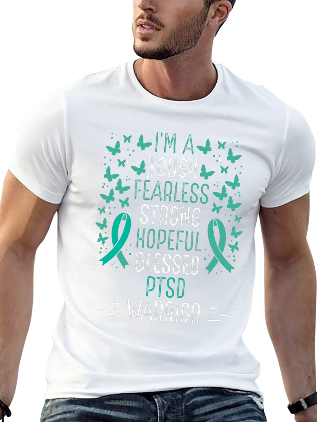 Im A Tough PTSD Warrior T-Shirt
