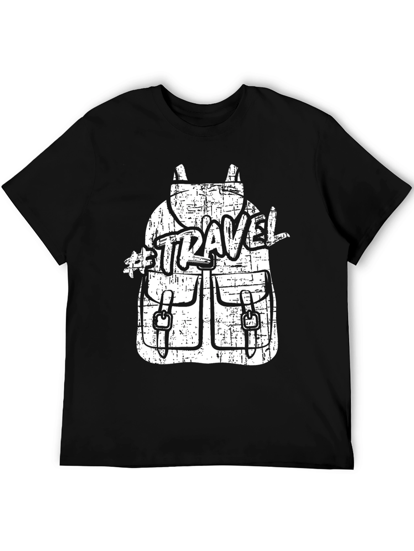 Travel Backpack Graphic Tee - Adventure Ready