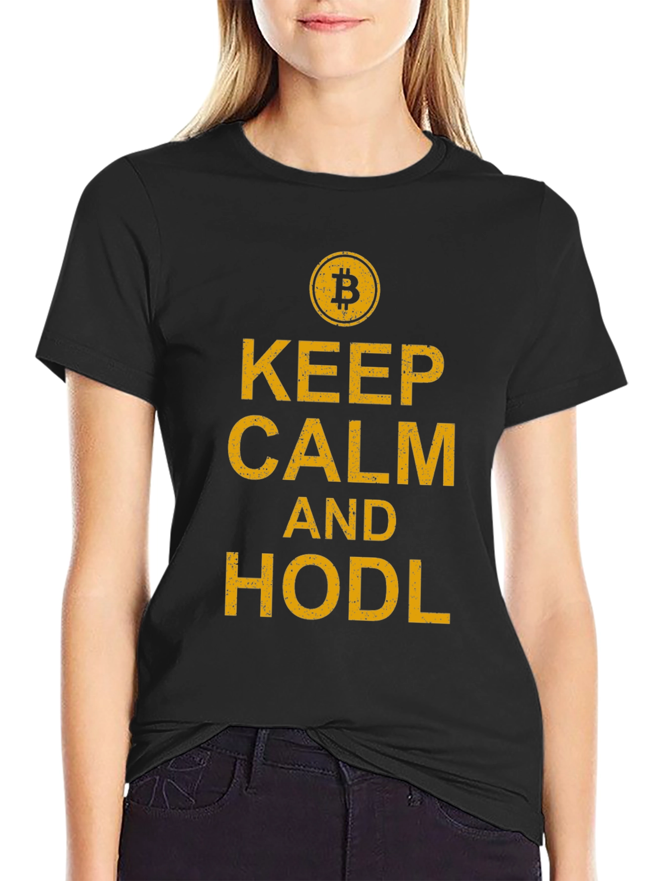 Keep Calm & HODL Bitcoin T-Shirt