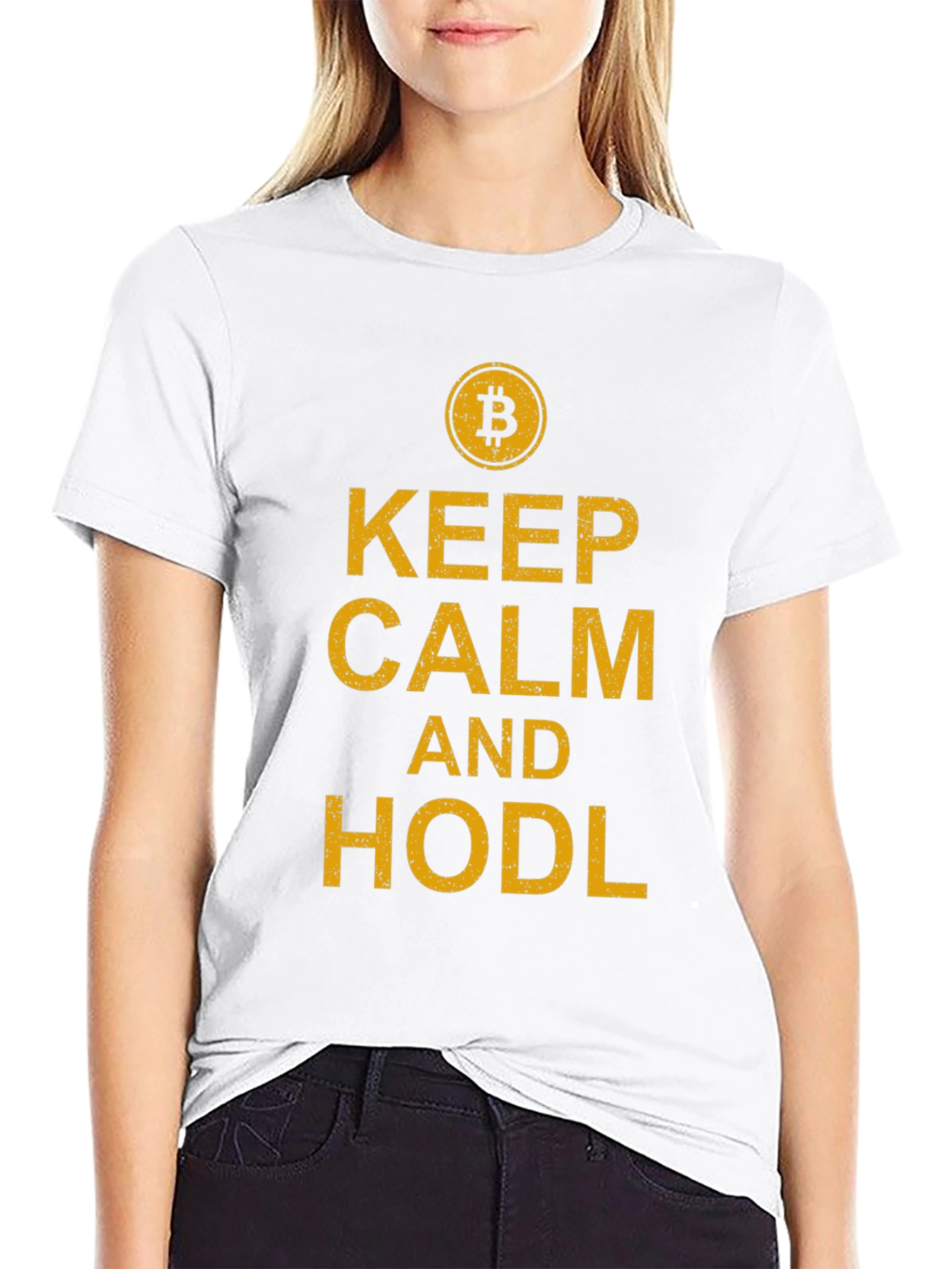 Keep Calm & HODL Bitcoin T-Shirt