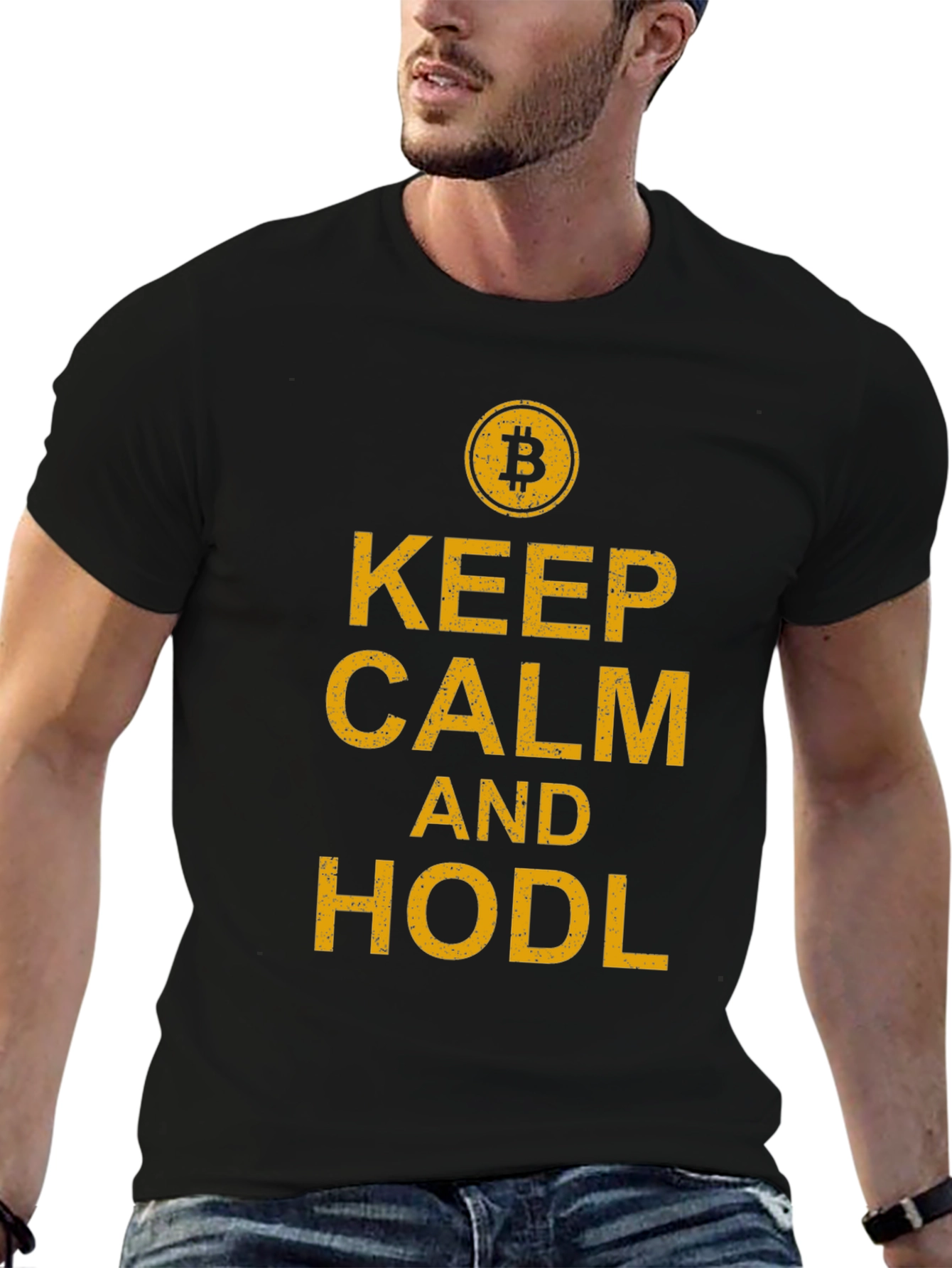 Keep Calm & HODL Bitcoin T-Shirt
