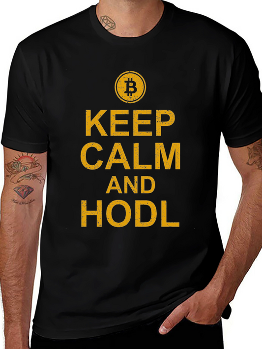 Keep Calm & HODL Bitcoin T-Shirt