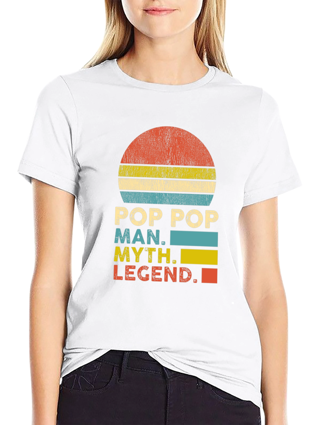 Pop Pop Man Myth Legend Graphic T-Shirt