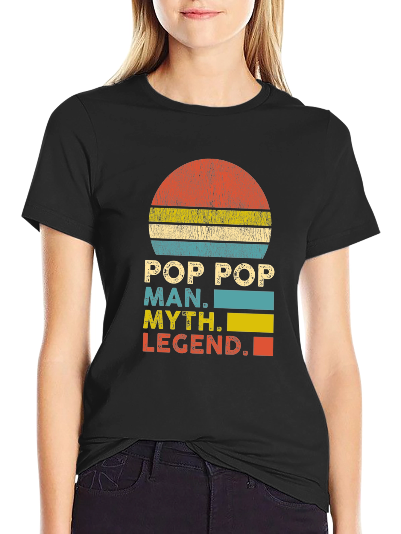 Pop Pop Man Myth Legend Graphic T-Shirt