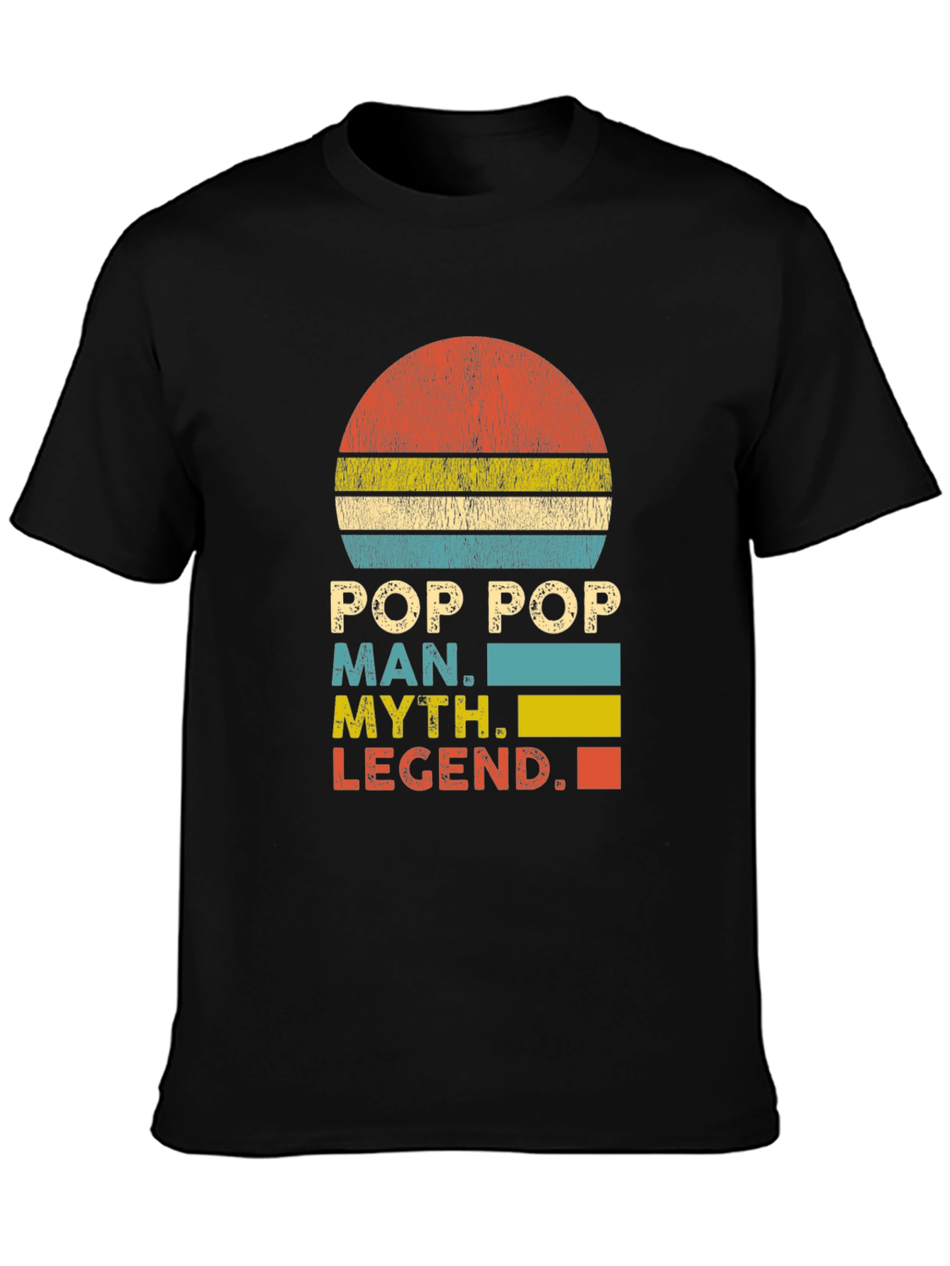 Pop Pop Man Myth Legend Graphic T-Shirt