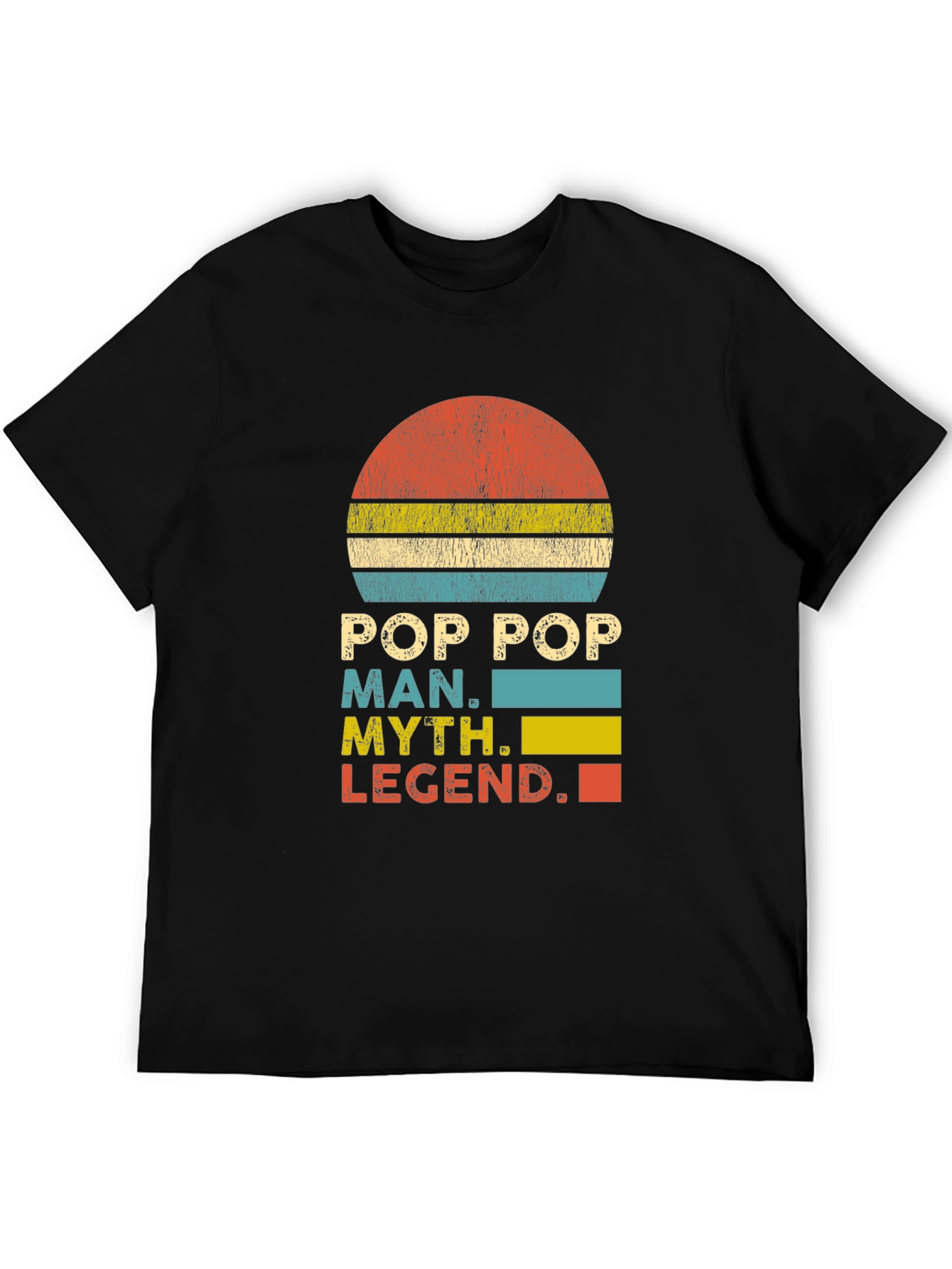 Pop Pop Man Myth Legend Graphic T-Shirt