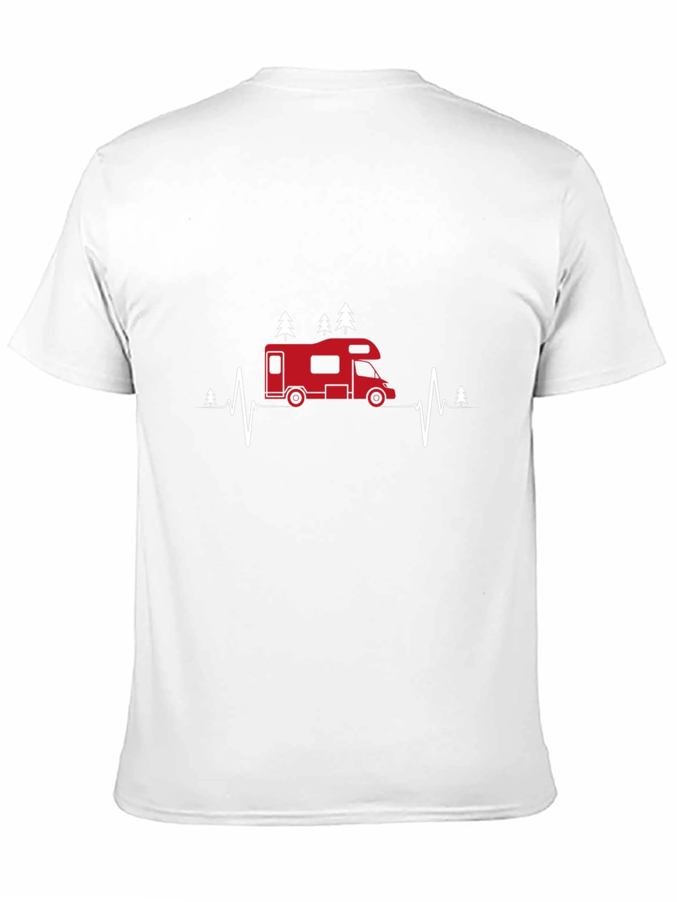 RV Heartbeat Graphic Tee - Camping Life T-Shirt