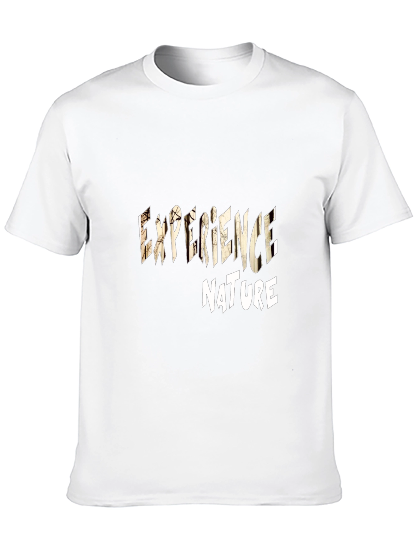 Experience Nature Graphic Tee - Black Casual T-Shirt