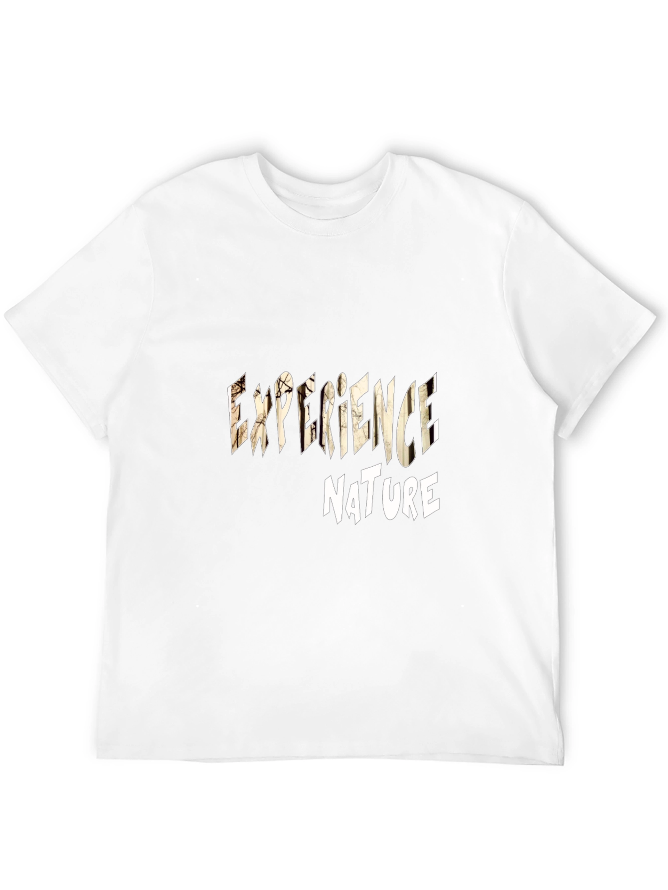 Experience Nature Graphic Tee - Black Casual T-Shirt