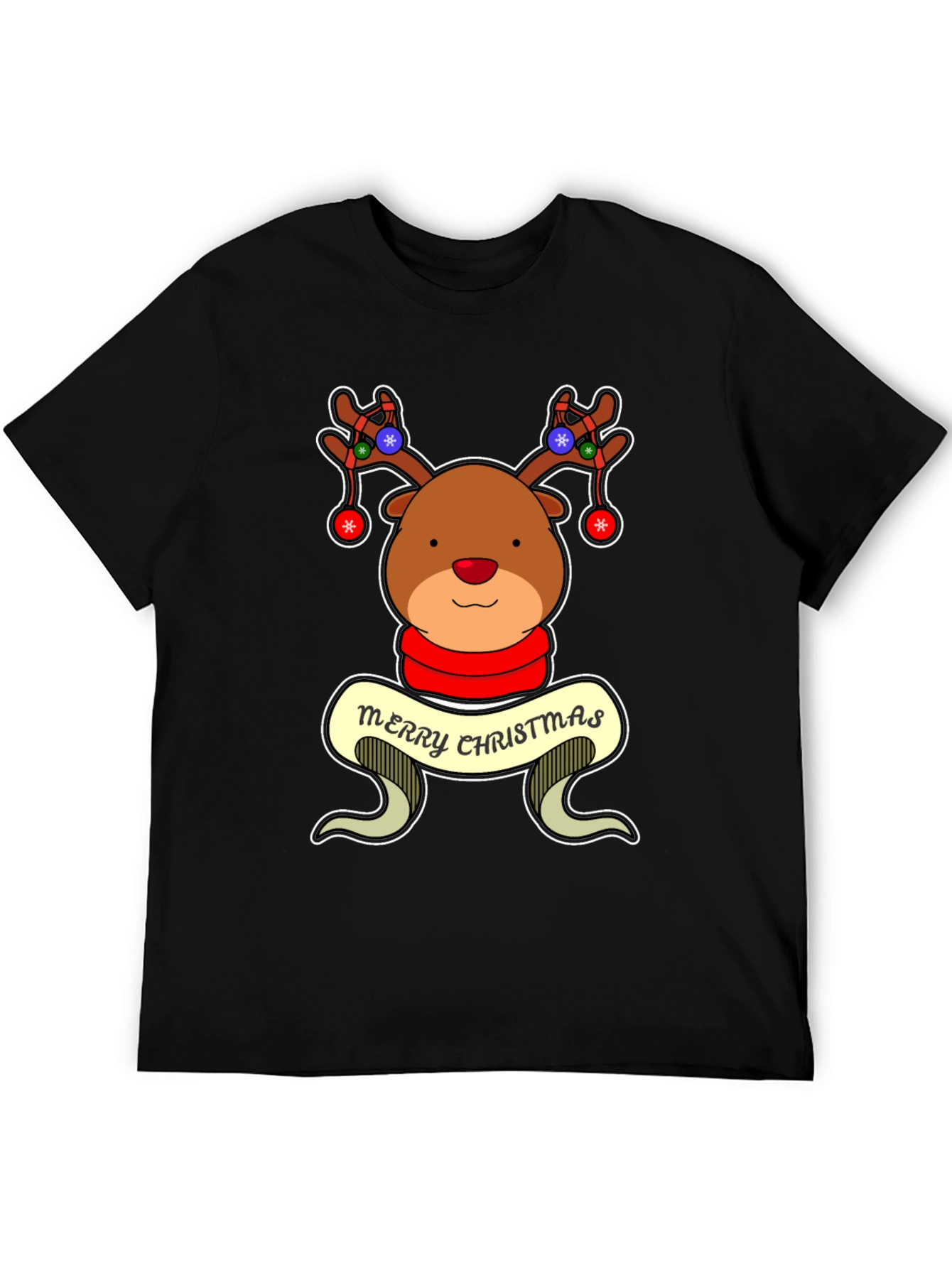 Festive Reindeer Christmas T-Shirt