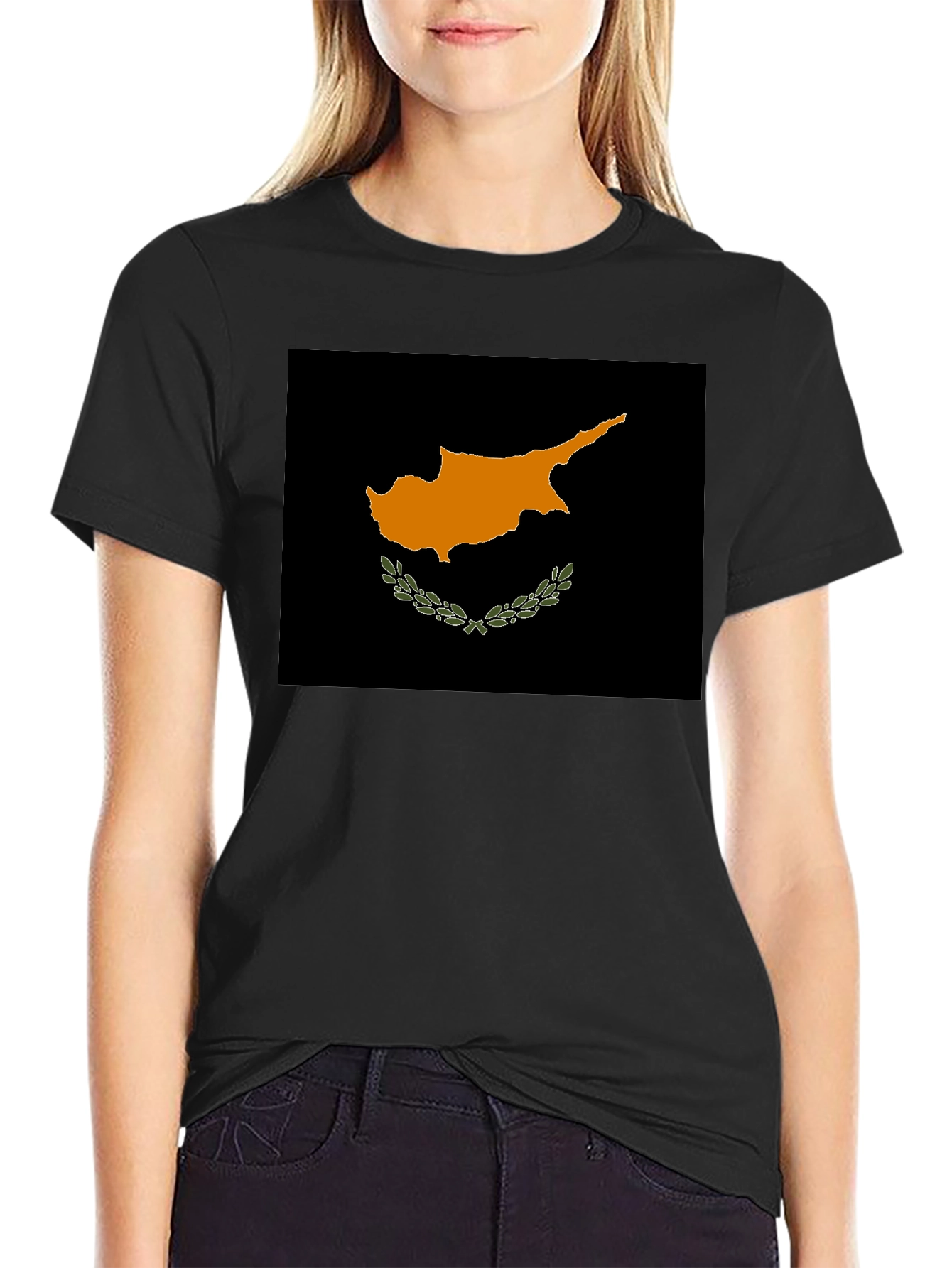 Cyprus Flag T-Shirt - Black Graphic Tee