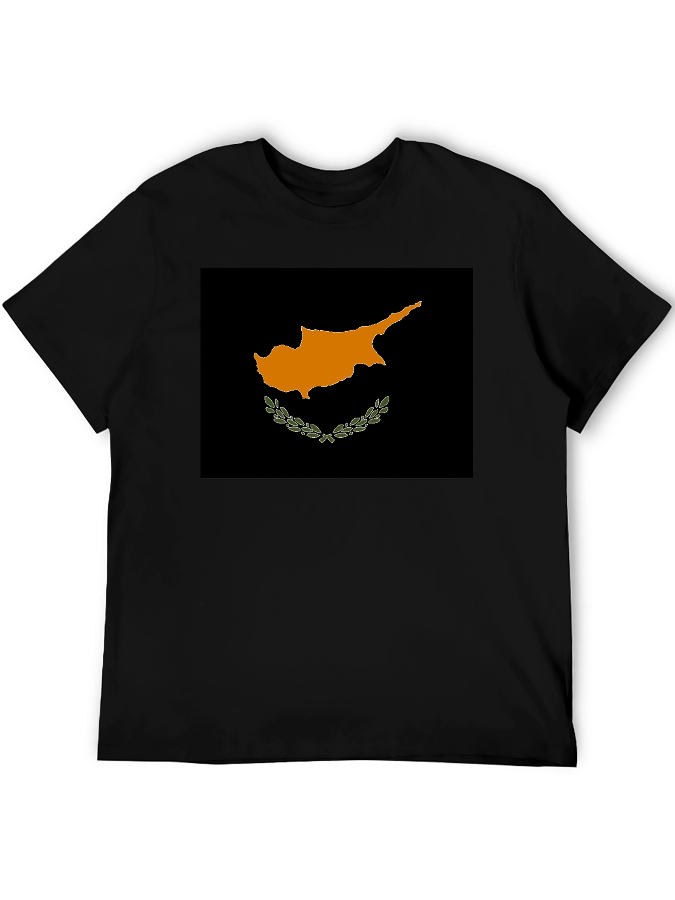 Cyprus Flag T-Shirt - Black Graphic Tee