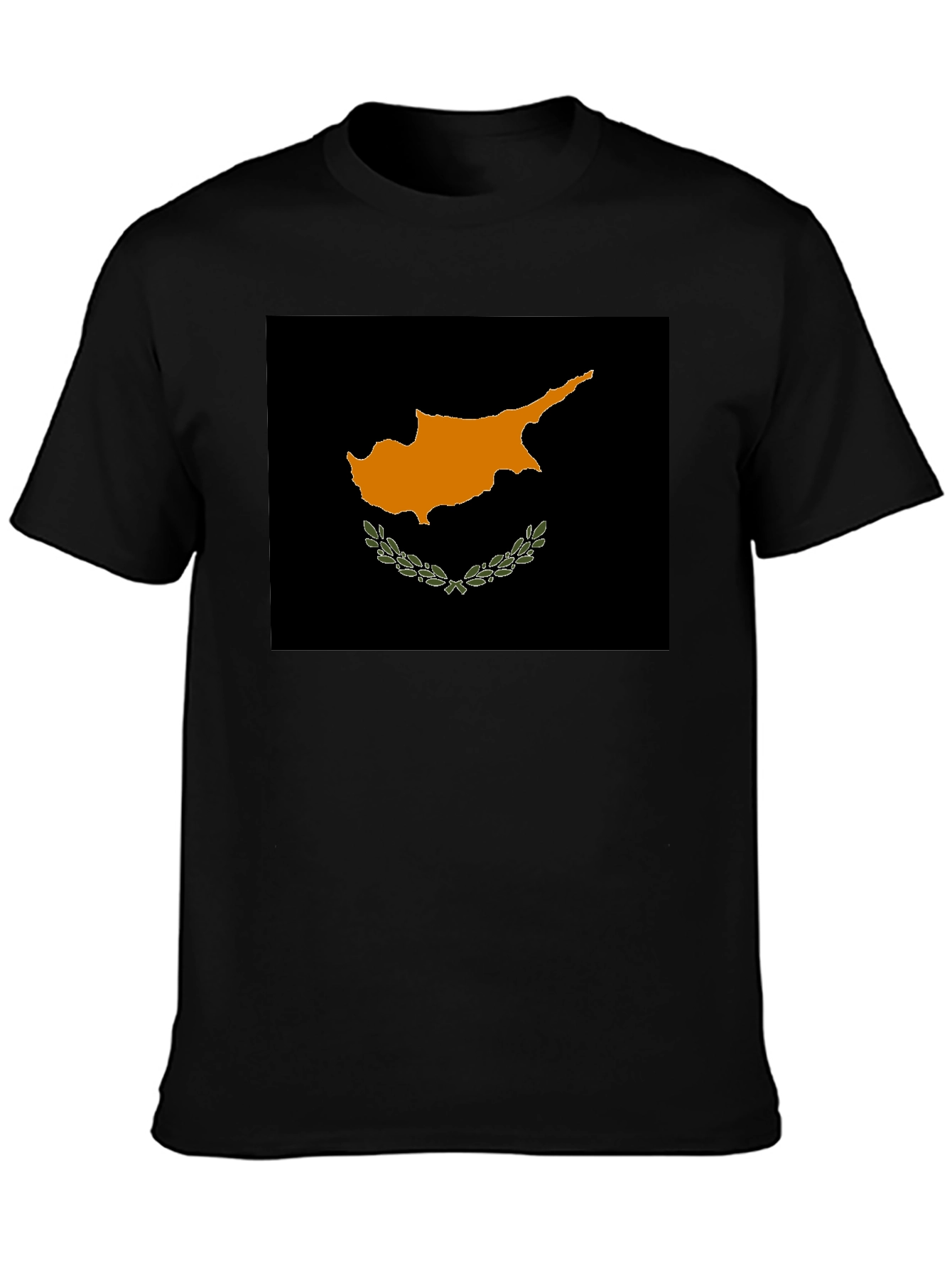 Cyprus Flag T-Shirt - Black Graphic Tee