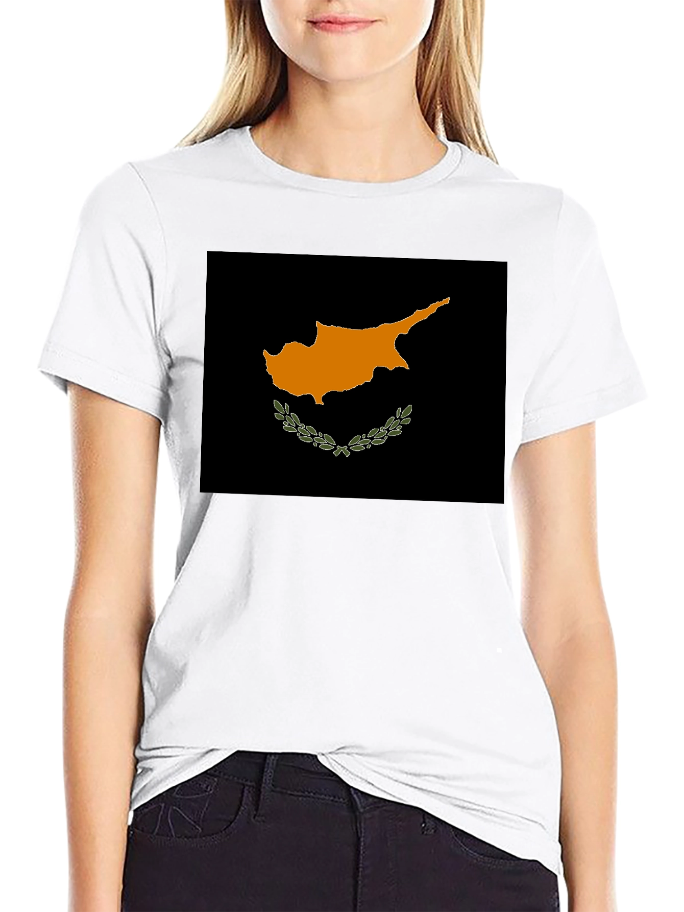 Cyprus Flag T-Shirt - Black Graphic Tee