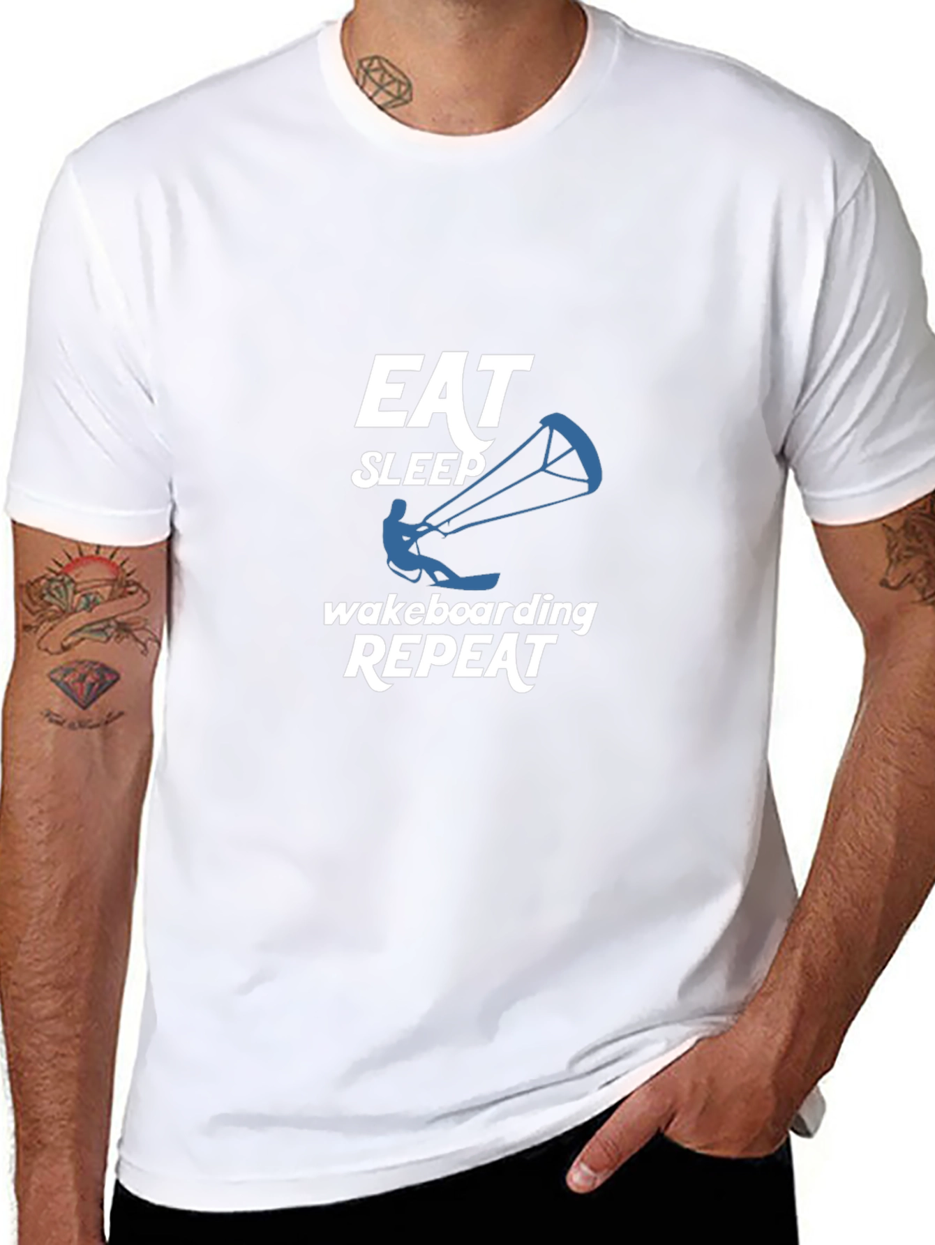 Eat Sleep Wakeboarding Repeat T-Shirt