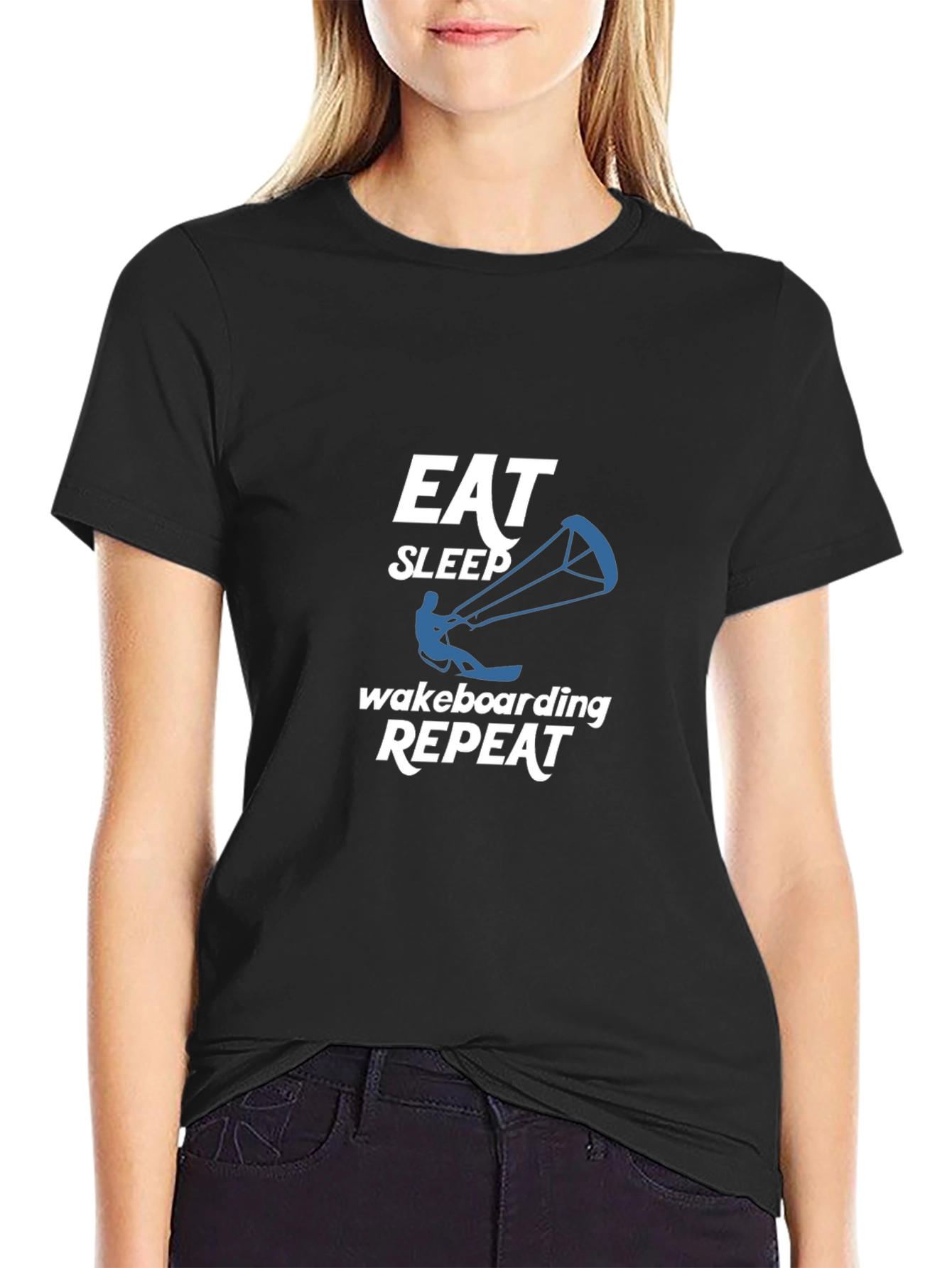 Eat Sleep Wakeboarding Repeat T-Shirt
