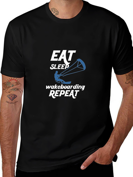 Eat Sleep Wakeboarding Repeat T-Shirt