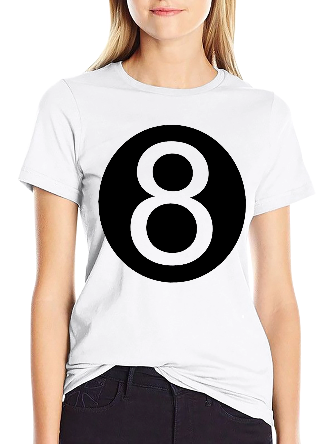8 Ball Graphic Tee - Black