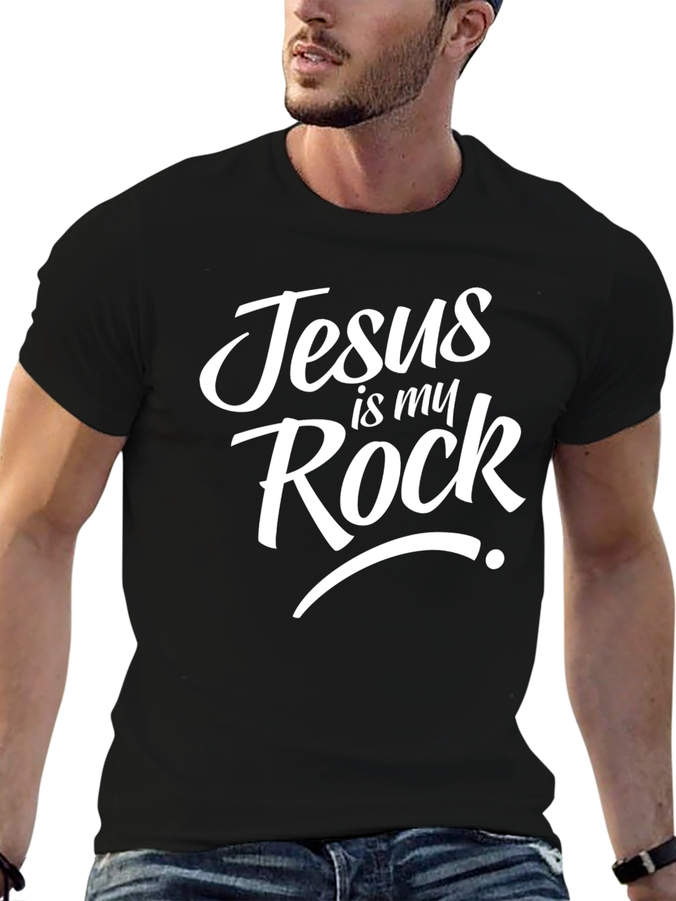 Jesus is my Rock Christian T-Shirt