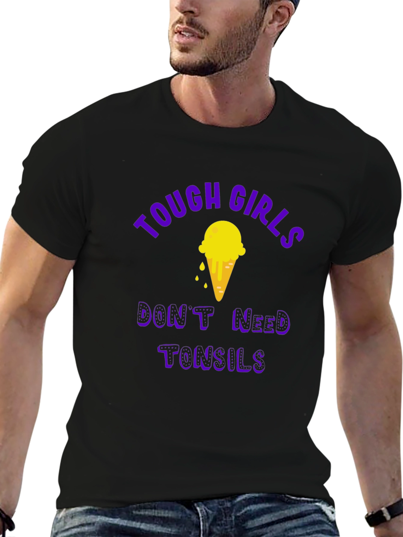 Tough Girls Ice Cream Graphic T-Shirt