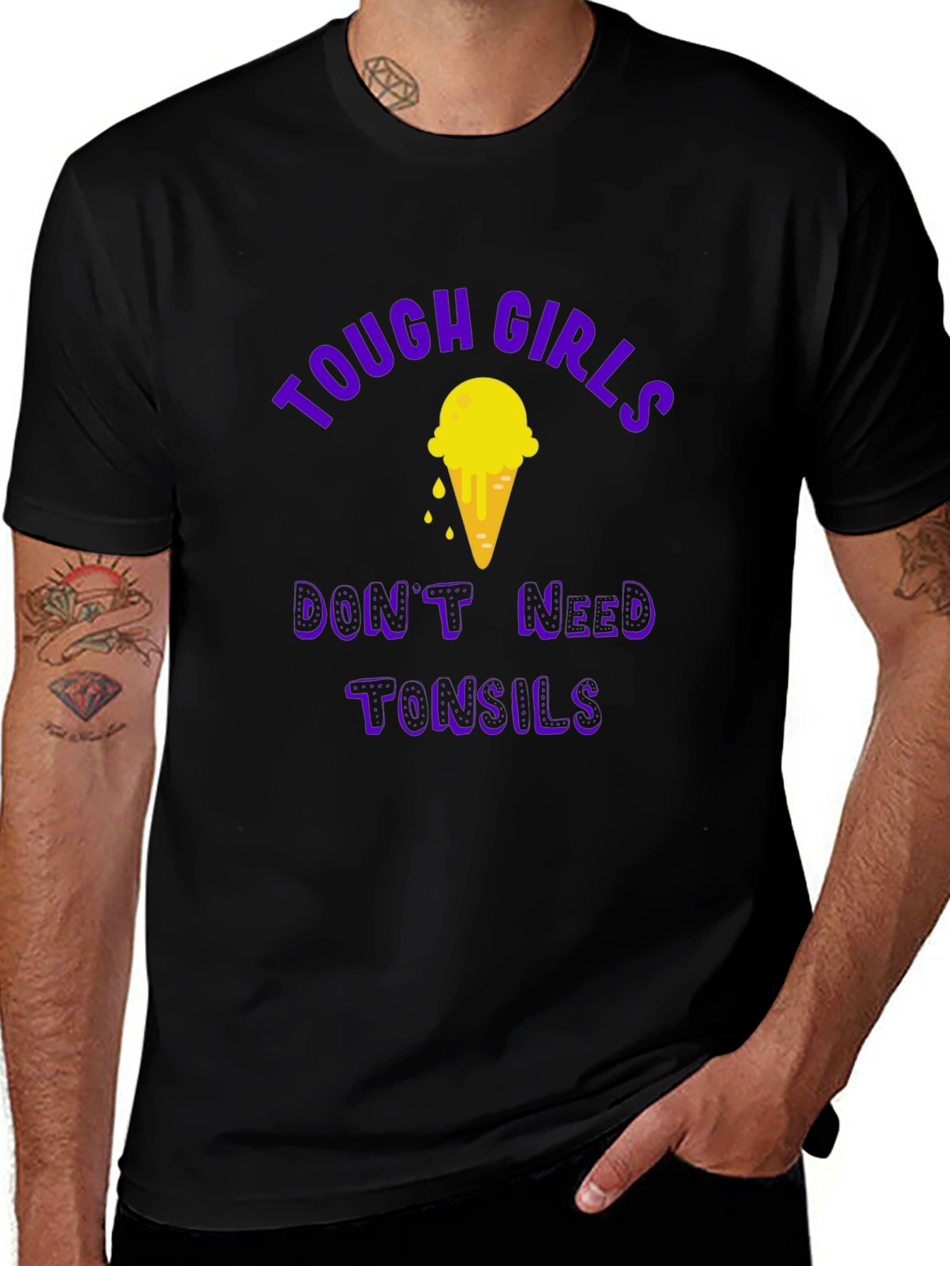Tough Girls Ice Cream Graphic T-Shirt