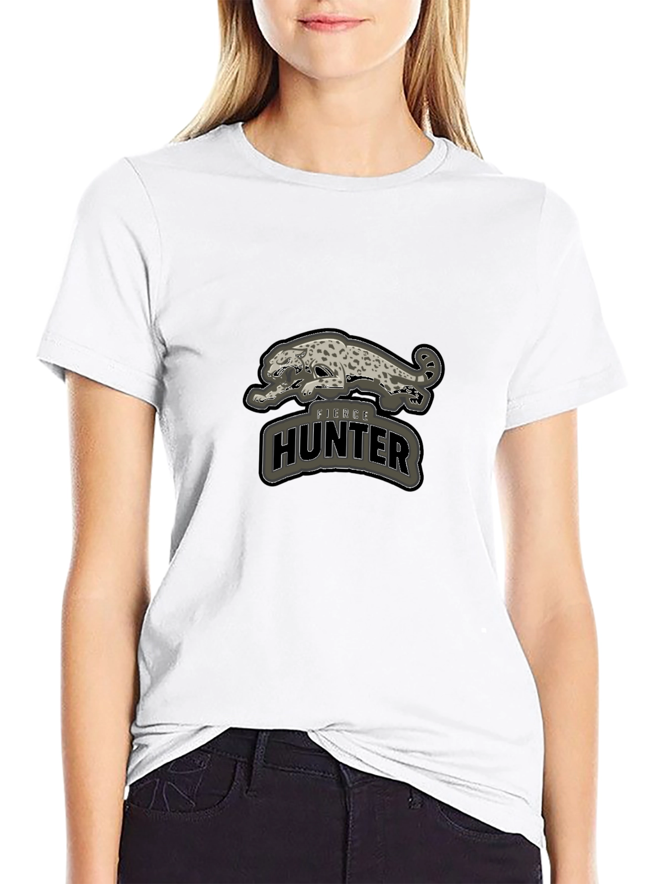 Fierce Hunter Graphic T-Shirt - Bold Style