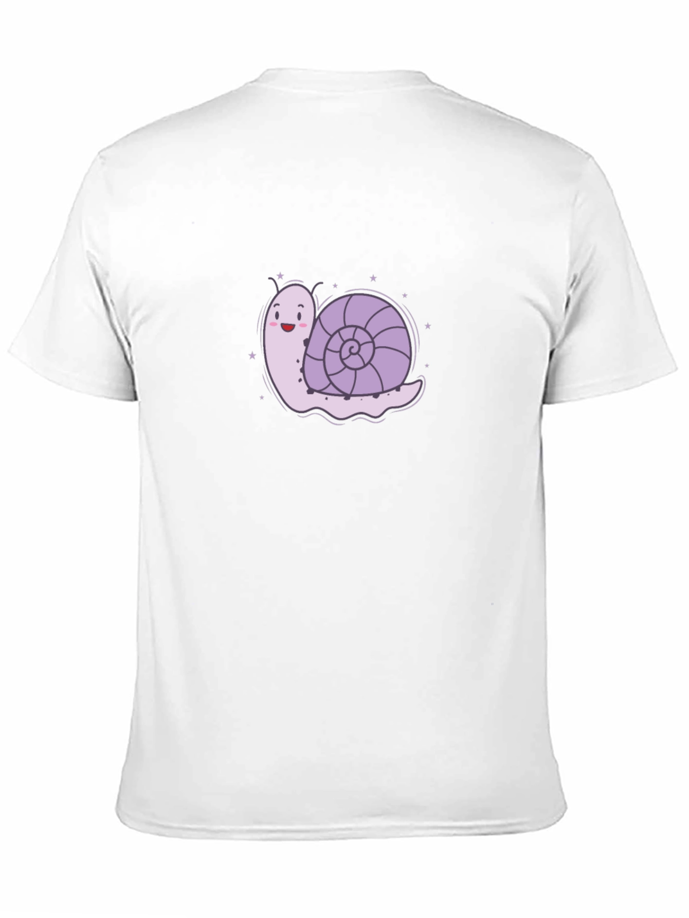 Snail Graphic Tee - Black Cotton T-Shirt