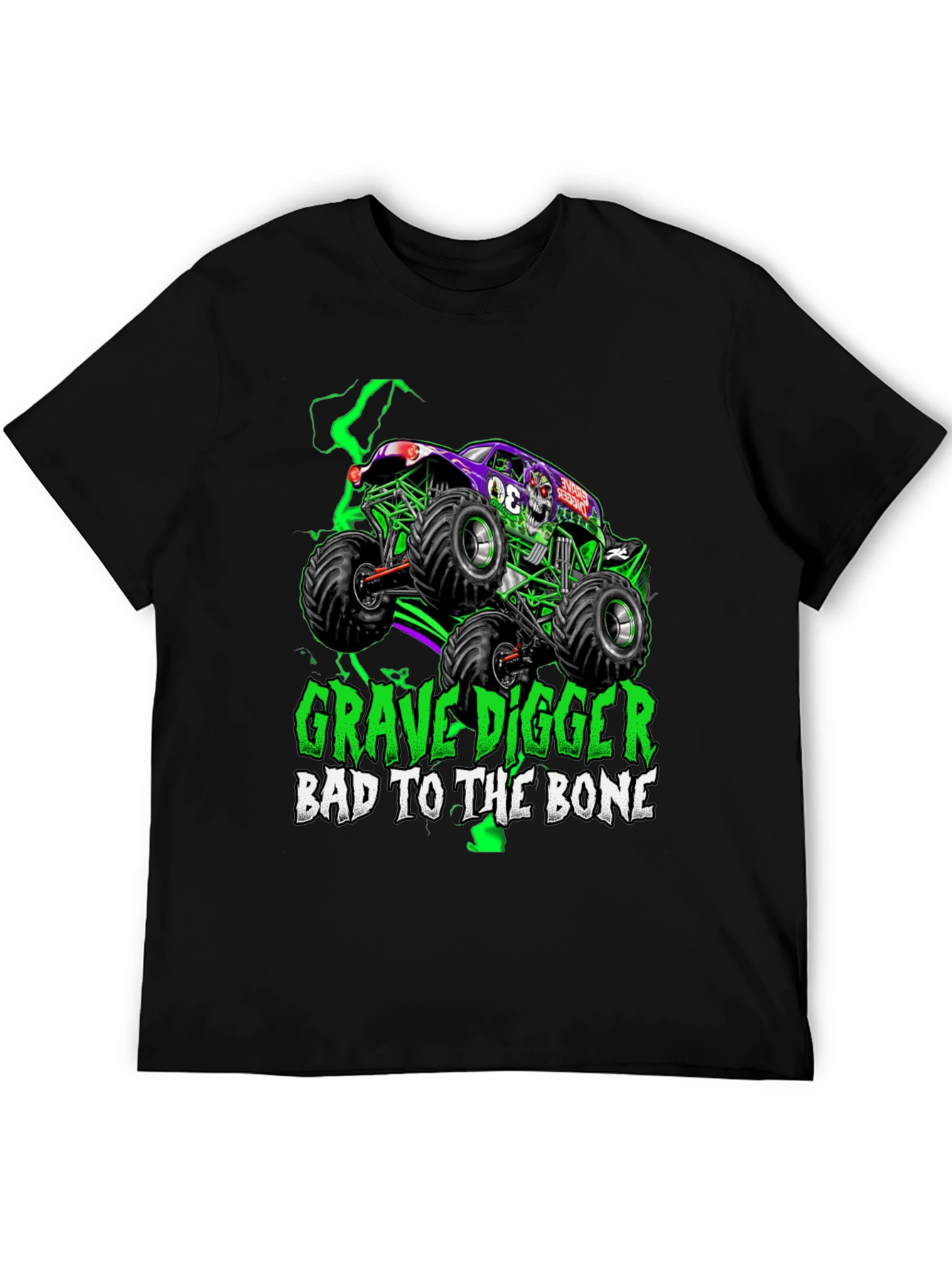 Grave Digger Monster Truck Graphic Tee