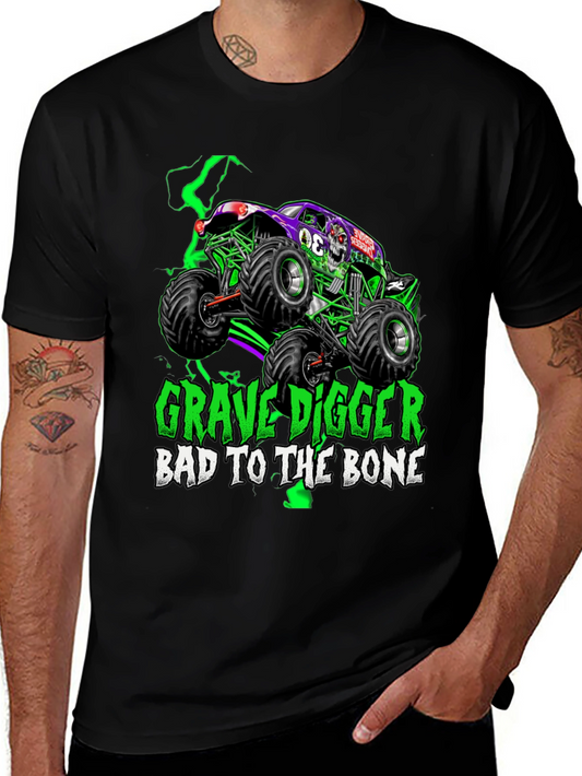 Grave Digger Monster Truck Graphic Tee