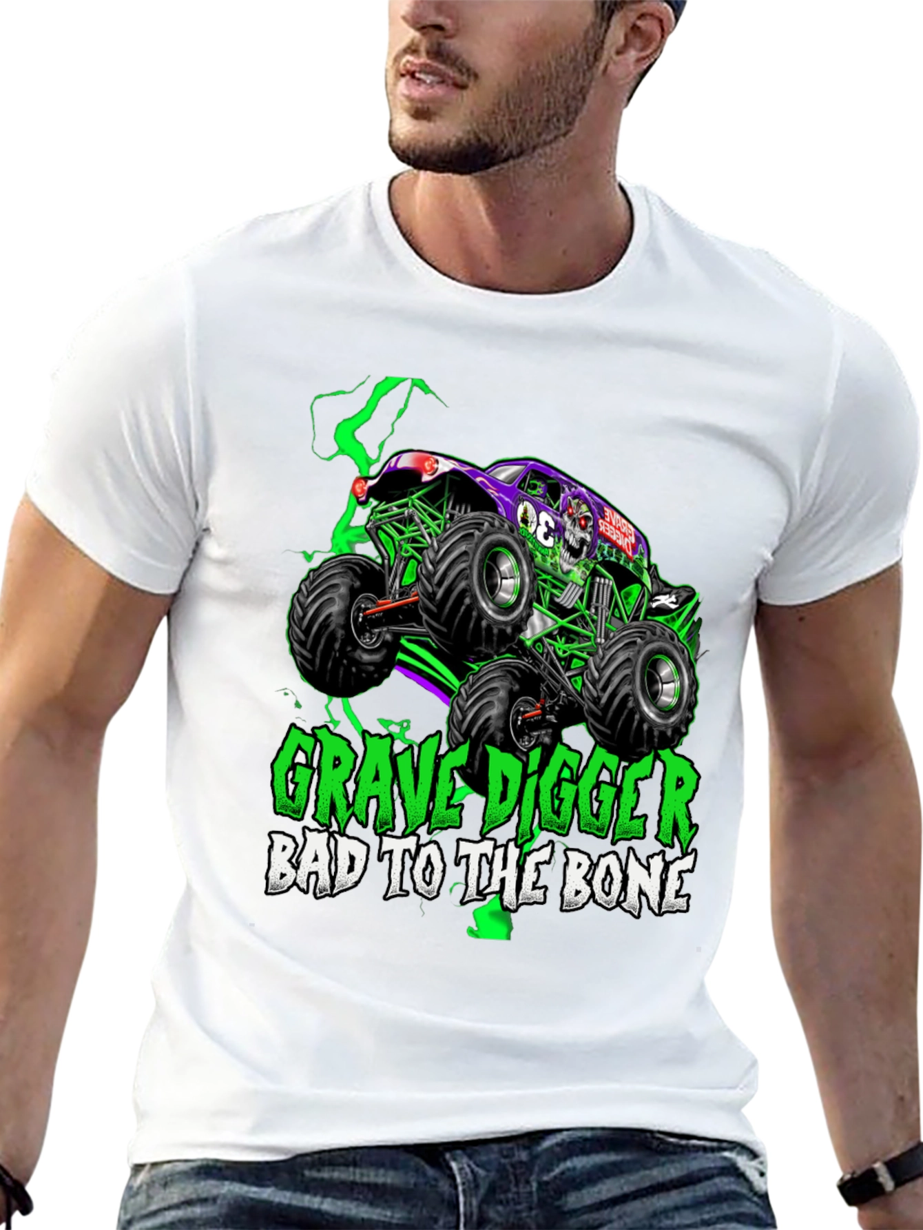 Grave Digger Monster Truck Graphic Tee