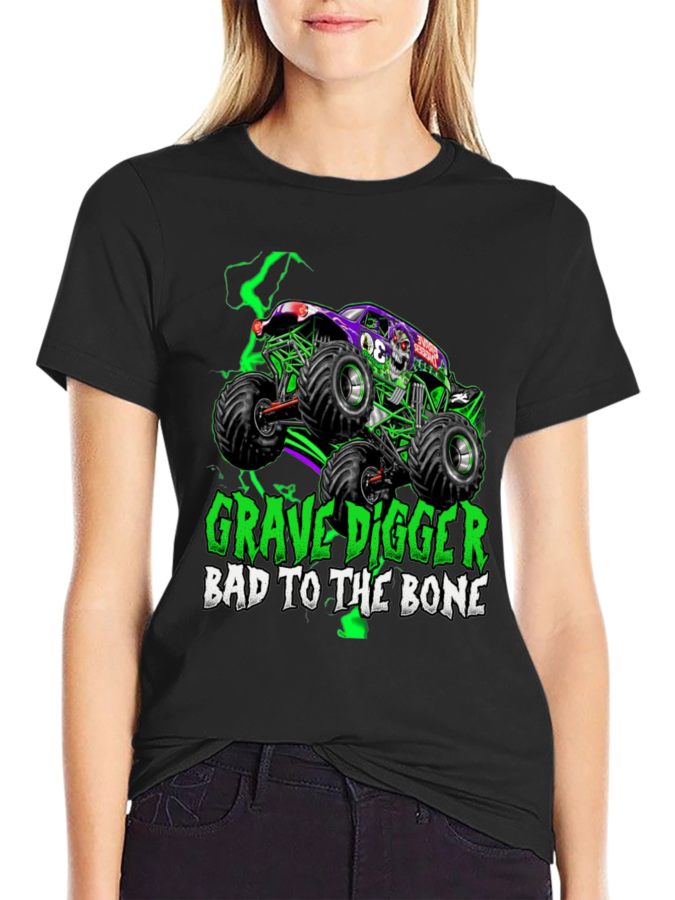 Grave Digger Monster Truck Graphic Tee