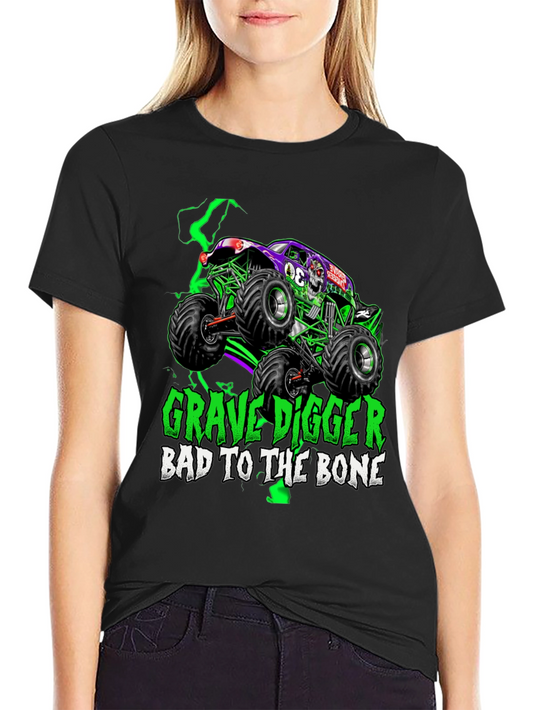 Grave Digger Monster Truck Graphic Tee
